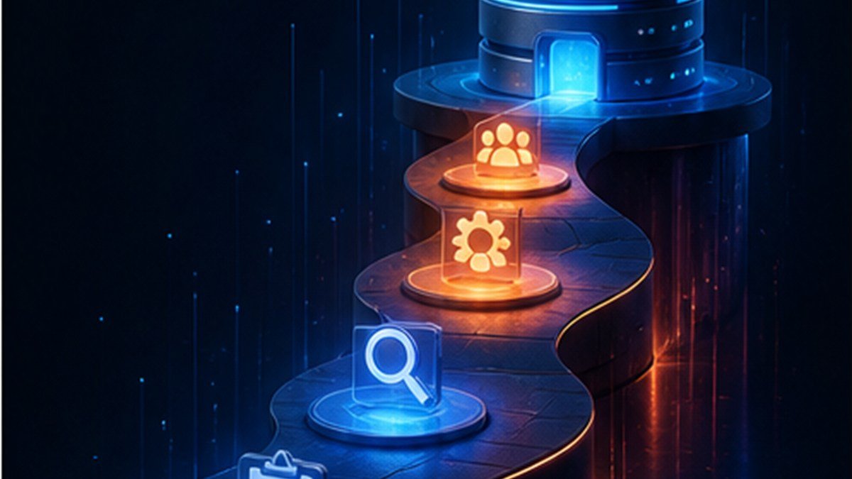 CRM Implementation Roadmap for Small and Mid-Sized Teams — ClientForgeHQ editorial illustration